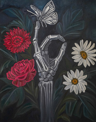 Still Blooming di nivya gudhanti, Pittura in vendita su Singulart