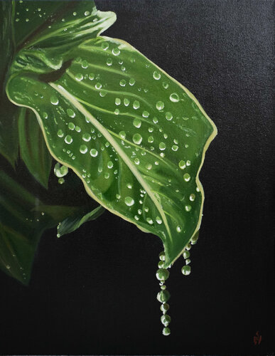 The Drop Leaf van nivya gudhanti, Schilderij te koop op Singulart