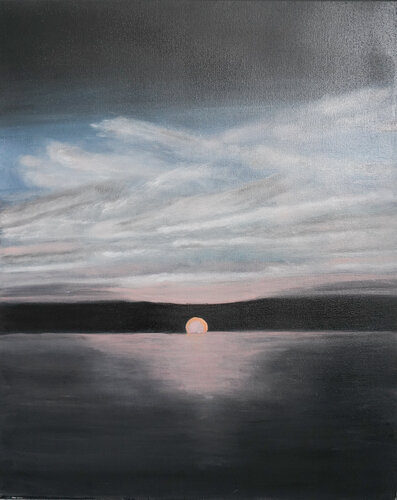 Veil of Dusk von nivya gudhanti, Malerei kaufen auf Singulart