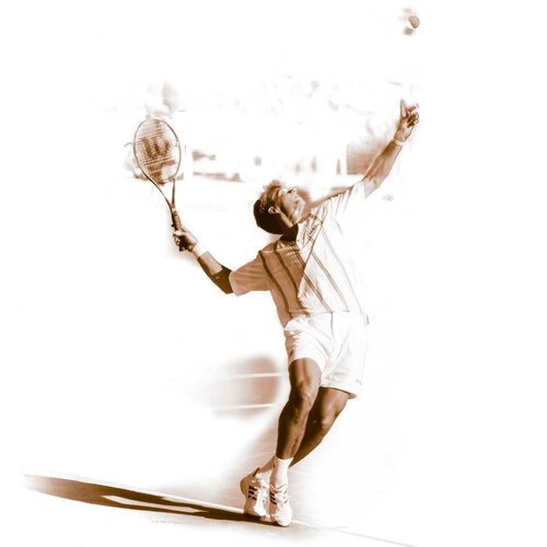 Tennis Legends - Stefan Edberg 2 di Michael Kleiser, Fotografia in vendita su Singulart