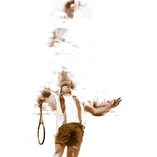 Tennis Legends - Jim Courier 2 von Michael Kleiser, Fotografie kaufen auf Singulart