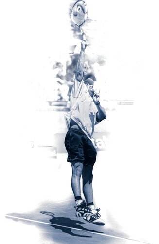 Tennis Legends - Andre Agassi von Michael Kleiser, Fotografie kaufen auf Singulart
