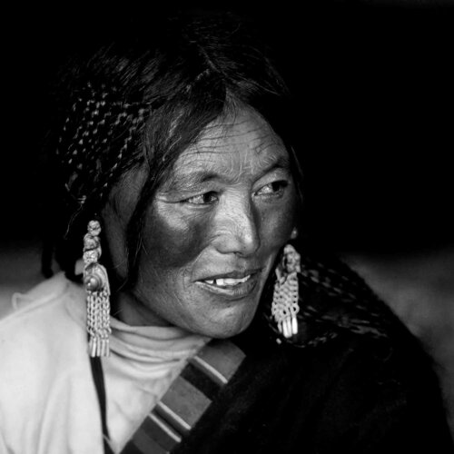 Tibetan woman Michael Kleiser