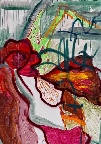 Broken flower de LIUDMILA ANOSHENKOVA, Pintura a la venta en Singulart