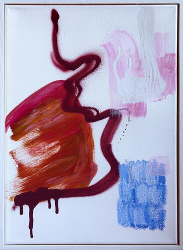 Between Marks de LIUDMILA ANOSHENKOVA, Pintura a la venta en Singulart