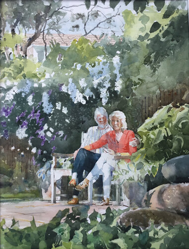 Jonathan and  Victoria Ball von David Thomas, Werk auf Papier kaufen auf Singulart