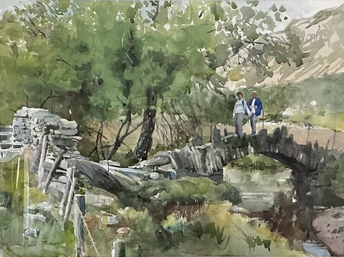 Slaters’ Bridge von David Thomas, Werk auf Papier kaufen auf Singulart