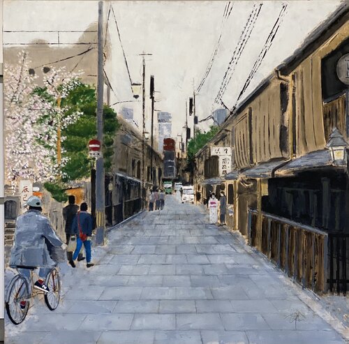 Shinbashi di Pipa Martín, Pittura in vendita su Singulart