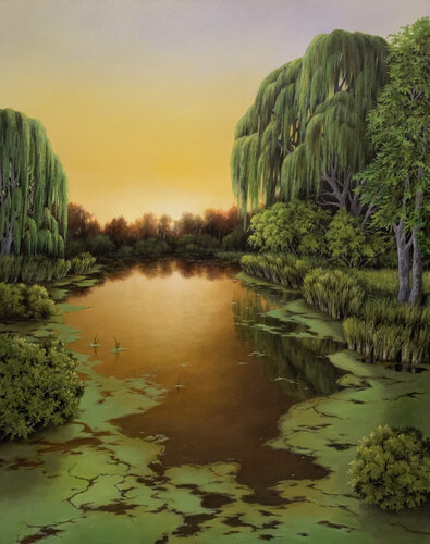 Candle Light Evening von Amal (Moly) Rashed, Malerei kaufen auf Singulart