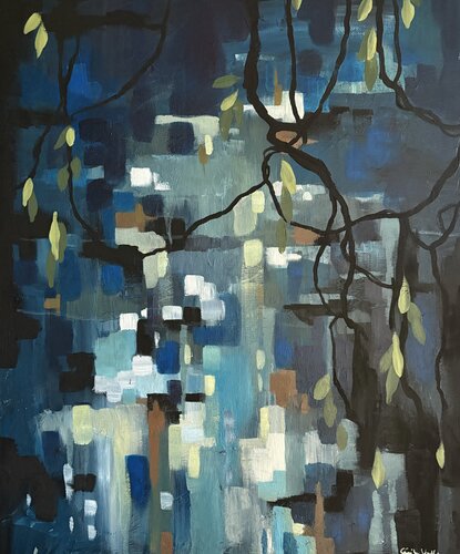 Reflets by Cecile Vallee, Painting for Sale on Singulart