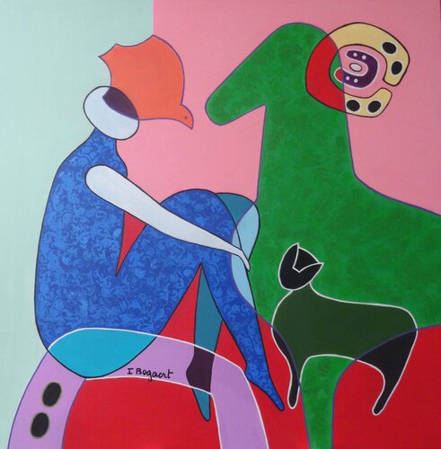 Reflection2 von Ingrid Bogaert, Malerei kaufen auf Singulart