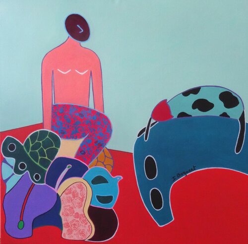 Relaxation von Ingrid Bogaert, Malerei kaufen auf Singulart