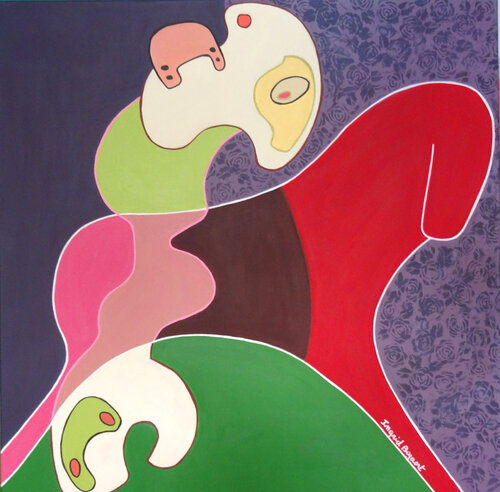 Harmony2 di Ingrid Bogaert, Pittura in vendita su Singulart