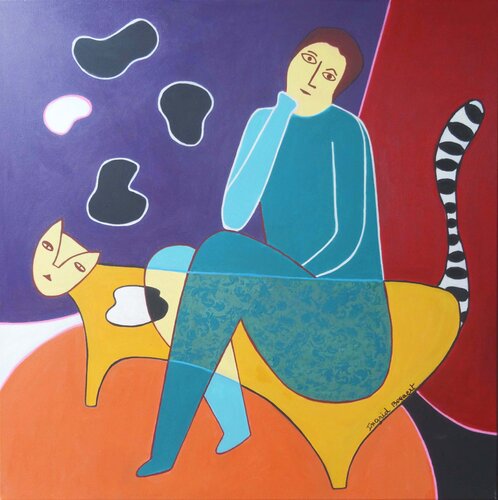 Relaxation von Ingrid Bogaert, Malerei kaufen auf Singulart