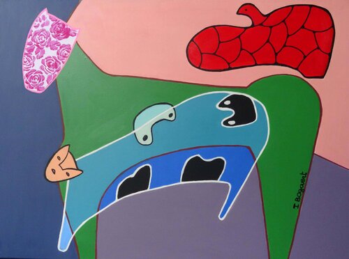 Friendship2 van Ingrid Bogaert, Schilderij te koop op Singulart