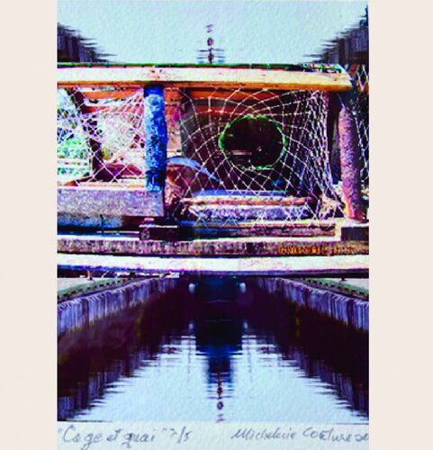 "Cages à quai" by Micheline Couture, 디지털 for Sale on Singulart
