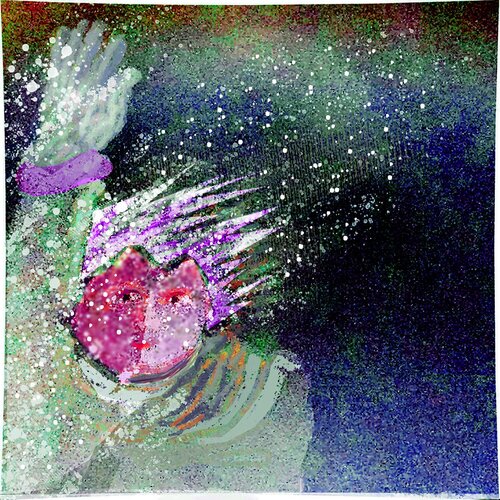 3-"Elle part" by Micheline Couture, Work on Paper for Sale on Singulart