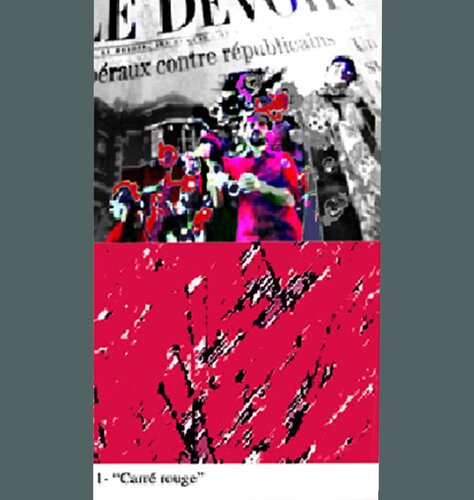 1 -"Carré rouge" by Micheline Couture, 디지털 for Sale on Singulart