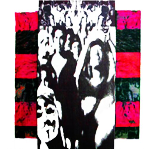 7-"Carrés rouges by Micheline Couture, 디지털 for Sale on Singulart