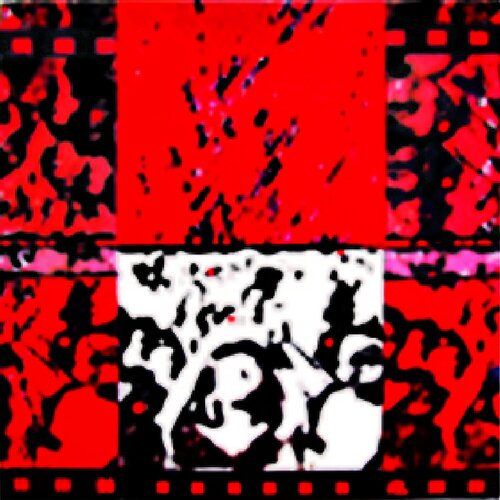 8-"Carrés rouges" by Micheline Couture, 디지털 for Sale on Singulart