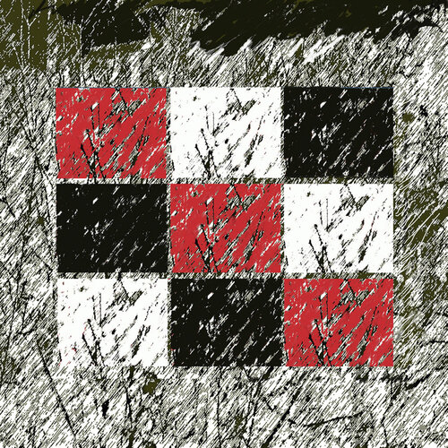 9 -"Carrés rouges" by Micheline Couture, 디지털 for Sale on Singulart