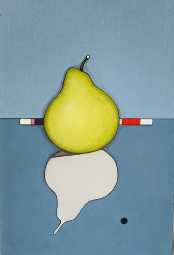 Fruitscape - The One Who Stood Alone di Helena Poto, Pittura in vendita su Singulart
