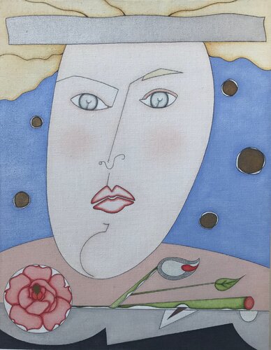The Golden Truth: #2 The Profundity of Love van Helena Poto, Schilderij te koop op Singulart