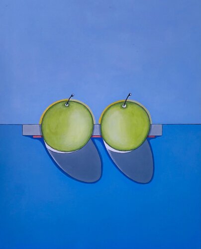 Fruitscape: Homage to Two #6 von Helena Poto, Malerei kaufen auf Singulart