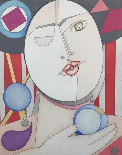 The Golden Truth: #7 The Solution to Why von Helena Poto, Malerei kaufen auf Singulart