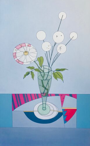 Floral Portrait: Evolution of a Life von Helena Poto, Malerei kaufen auf Singulart