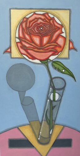 Floral Portrait: La Passion de L'Amour von Helena Poto, Malerei kaufen auf Singulart