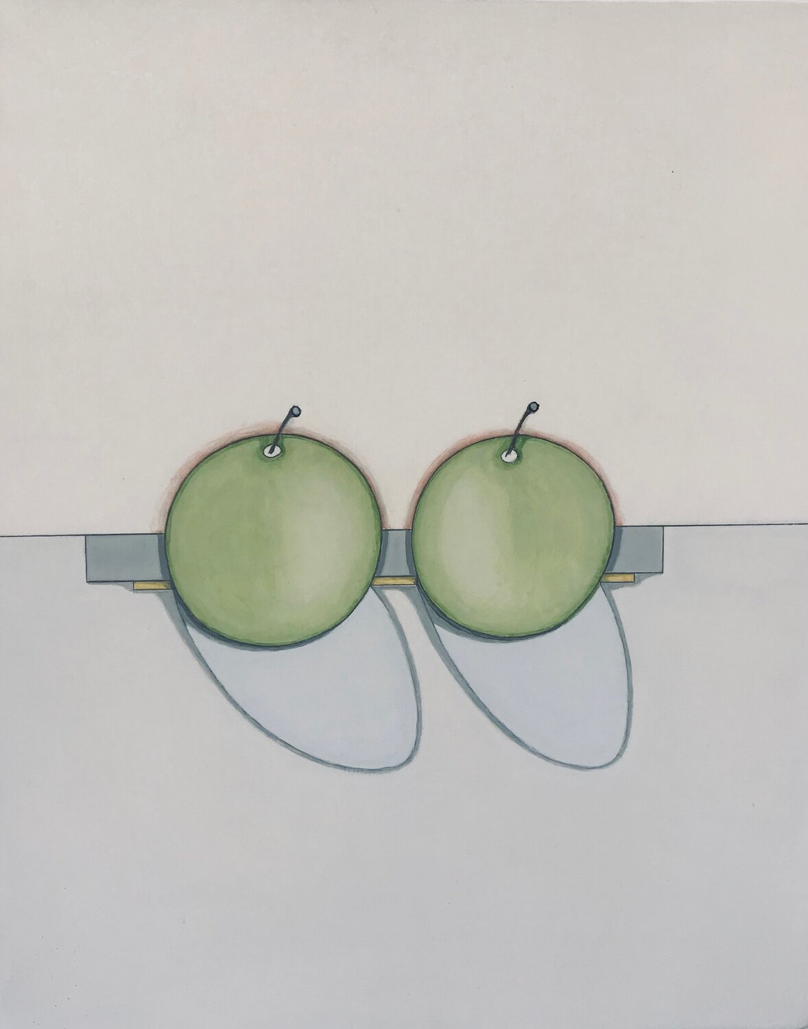 Fruitscape - Homage to Two #7 Helena Poto Originalgemälde zu verkaufen