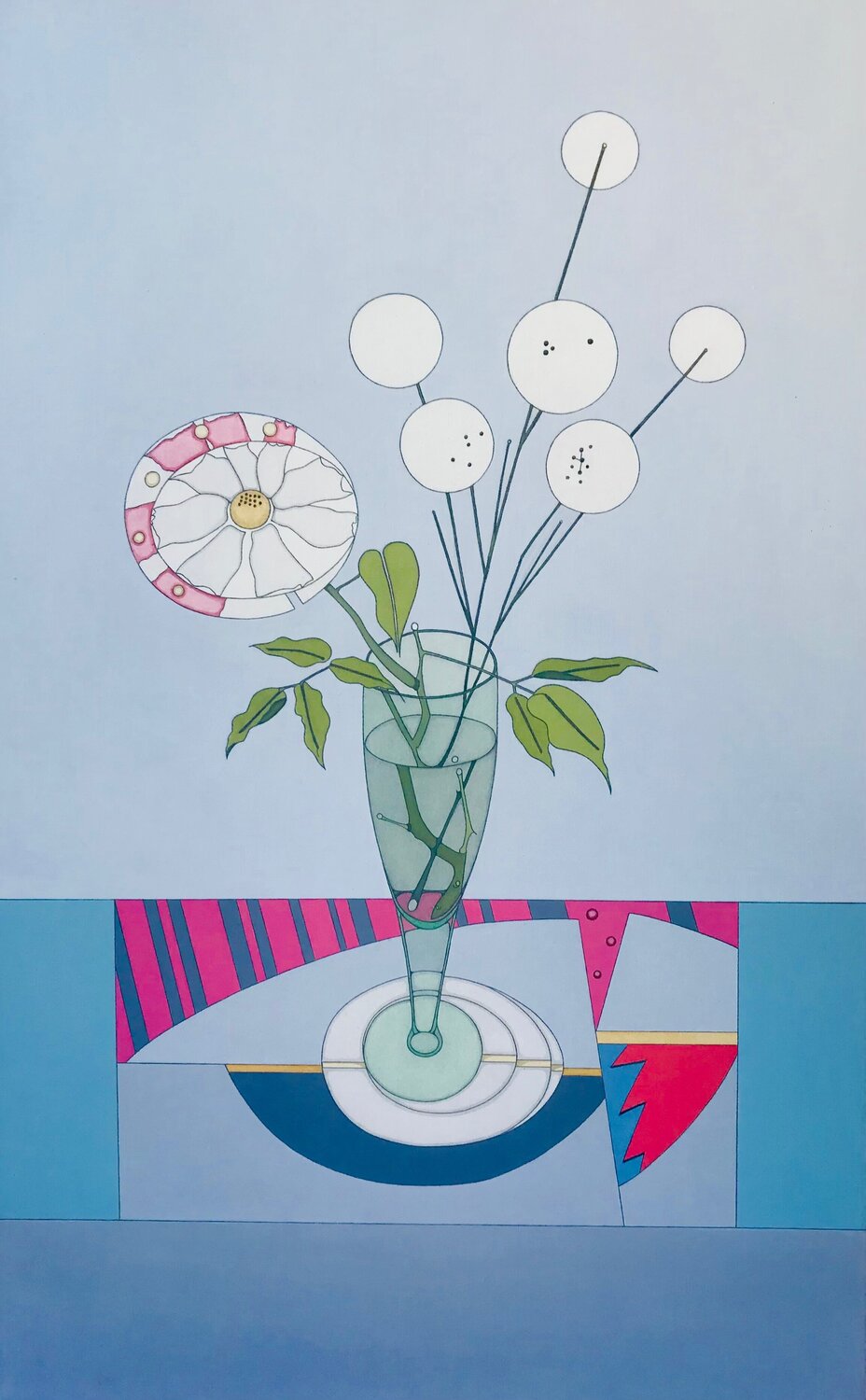 Floral Portrait: Evolution of a Life Helena Poto Dipinto originale in vendita