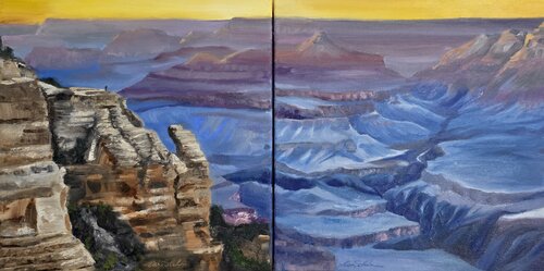 Grand Canyon by Lisa Schulaner, Painting for Sale on Singulart