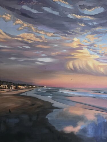 View From The Pier 2 di Lisa Schulaner, Pittura in vendita su Singulart