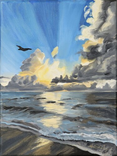 Sunrise on a New Day by Lisa Schulaner, 油畫 for Sale on Singulart