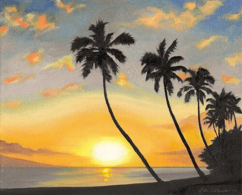 Lahaina Sunset #2 von Lisa Schulaner, Malerei kaufen auf Singulart