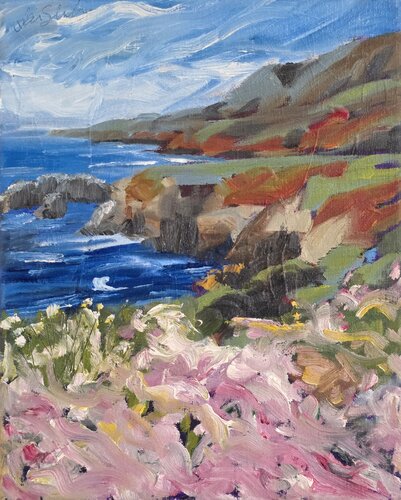 Big Sur California von Lisa Schulaner, Malerei kaufen auf Singulart
