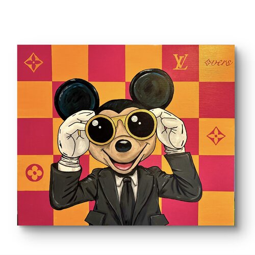 Mickey LV Fashion Mouse van Tom Krisper, Schilderij te koop op Singulart