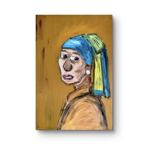 The Girl we all know van Tom Krisper, Schilderij te koop op Singulart