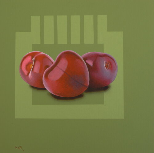 Kirschendrillinge von Dietrich Moravec, Malerei kaufen auf Singulart
