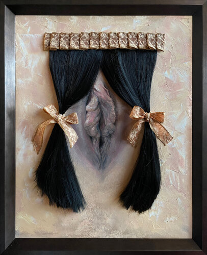 "Open the curtains of your complexes!" van Ellaya Yefymova, Schilderij te koop op Singulart