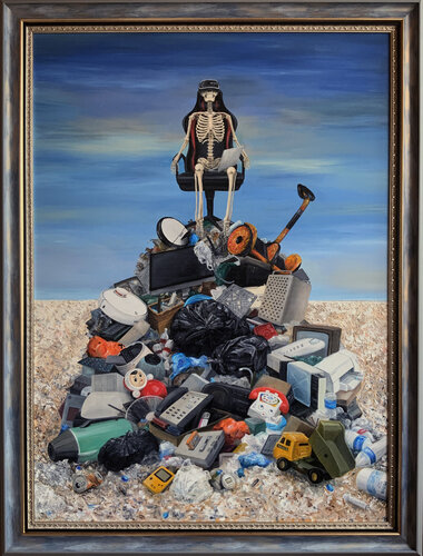 "Apotheosis of invisible struggle" van Ellaya Yefymova, Schilderij te koop op Singulart