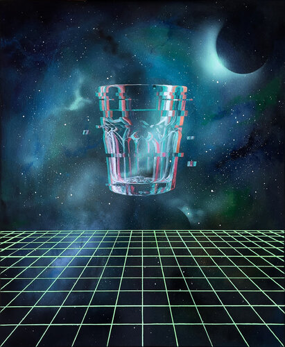 "Metaverse: Reality Shift. MetaKitchen 2/3" von Ellaya Yefymova, Malerei kaufen auf Singulart