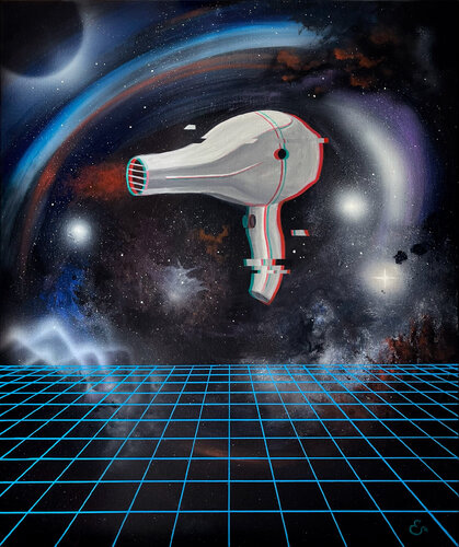 "Metaverse: Reality Shift. MetaBathroom 3/3" von Ellaya Yefymova, Malerei kaufen auf Singulart