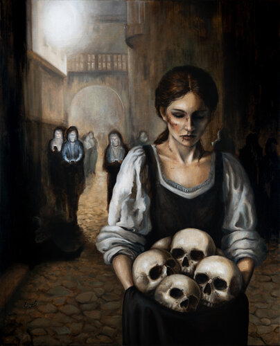 Epidemia van Ellaya Yefymova, Schilderij te koop op Singulart