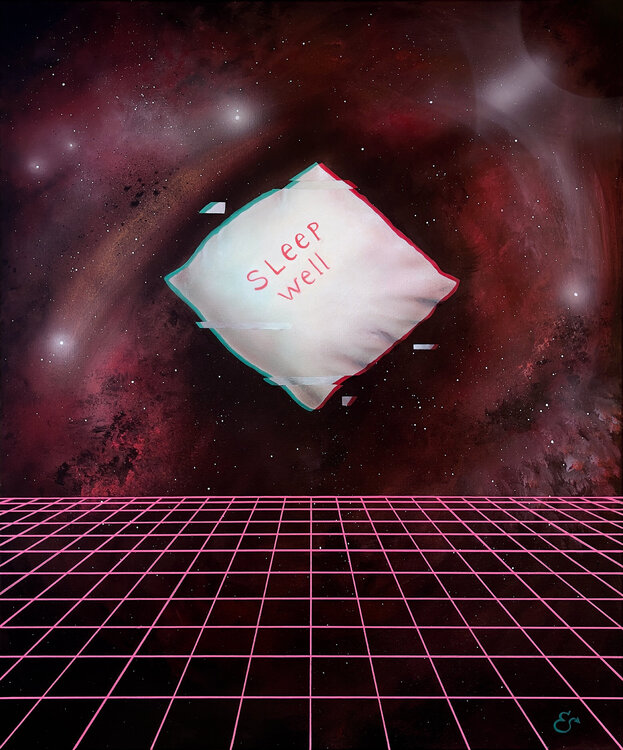 "Metaverse: Reality Shift. MetaBedroom 3/3" Ellaya Yefymova