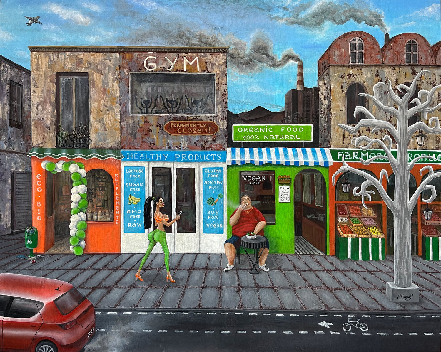 "Just facades…" Ellaya Yefymova