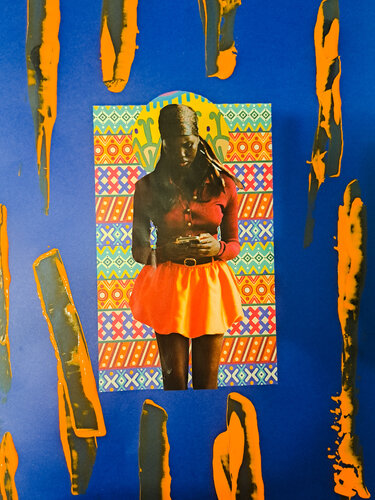 Orange Tribe by Sarah Asante, Work on Paper for Sale on Singulart