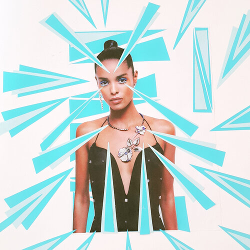Blue Beauty van Sarah Asante, Werk op papier te koop op Singulart